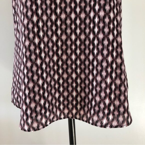 Womens RW&CO. Spaghetti strap Racer back Geometric pattern tank top size S - Picture 2 of 11